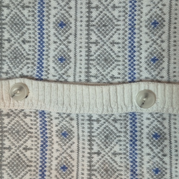 L.L. Bean Cotton & Cashmere Fair Isle Cardigan Size Small Petite, New With Tags! - Picture 7 of 16